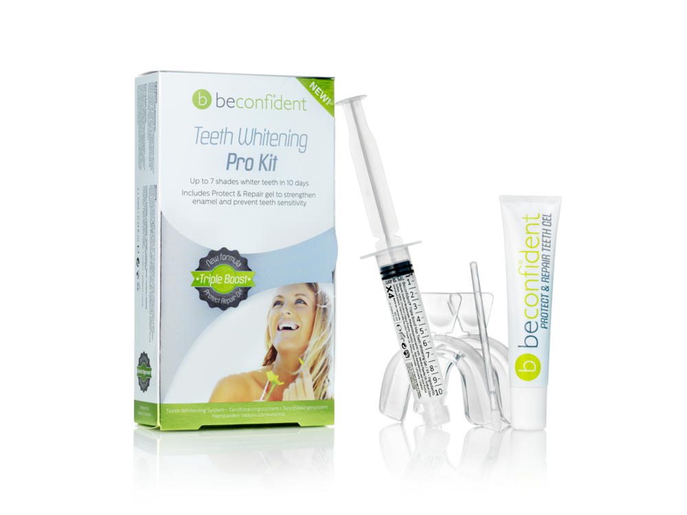 Tuotekuva: Beconfident Pro Kit X4 hampaiden kotivalkaisusetti 2x10ml