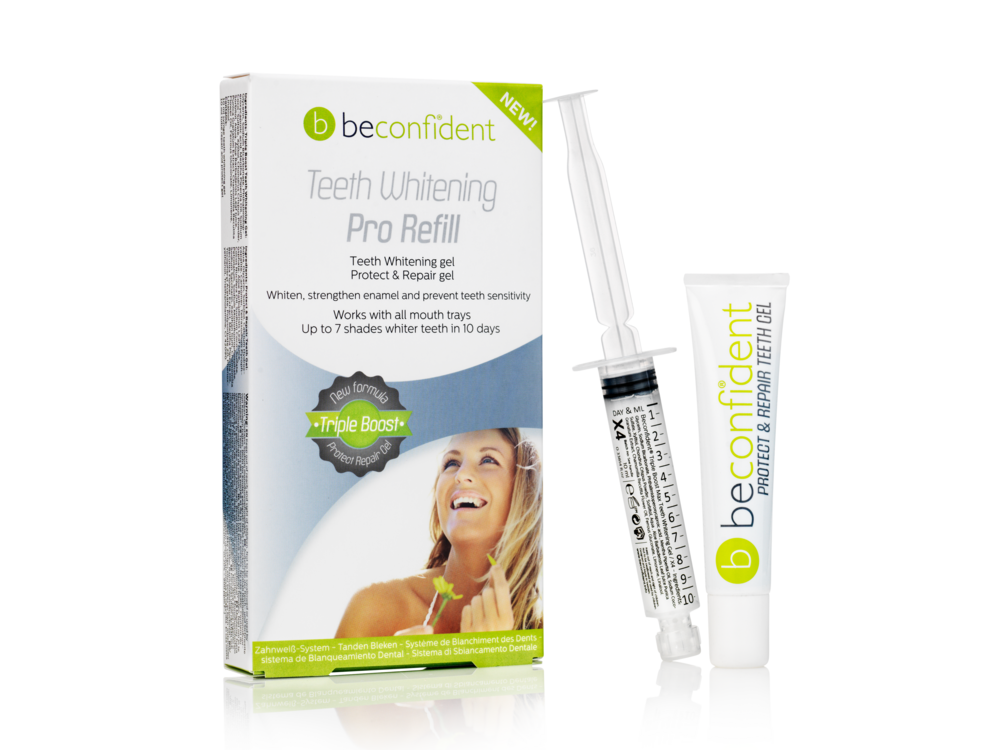 Tuotekuva: Beconfident X4 Pro Kit hampaiden kotivalkaisupaketin täyttöpakkaus 2x10ml