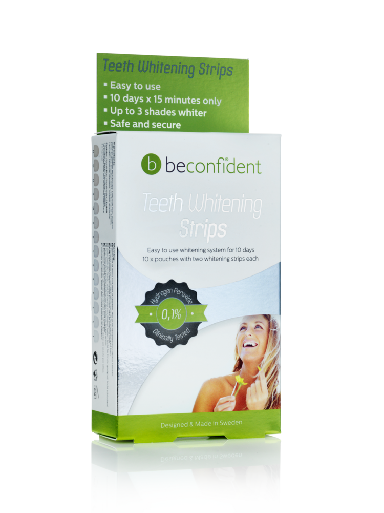 Tuotekuva: Beconfident X3 hampaiden valkaisuliuskat 10pss