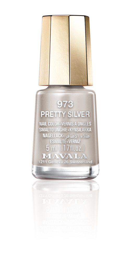 Tuotekuva: Mavala Mini Color 5 ml 973 Pretty Silver - Pretty Rebel Colors -kokoelman kausisävy