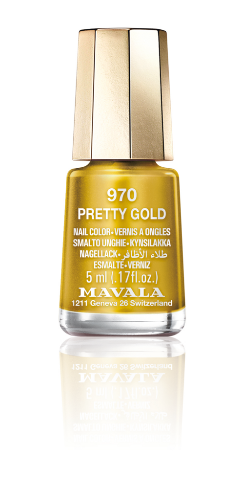 Tuotekuva: Mavala Mini Color 5 ml 970 Pretty Gold - Pretty Rebel Colors -kokoelman kausisävy