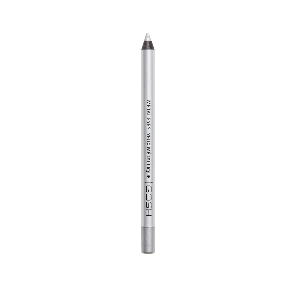 Tuotekuva: GOSH Metal Eyes Eyeliner -silmänrajauskynä 1,2g, 004 Silver Stone