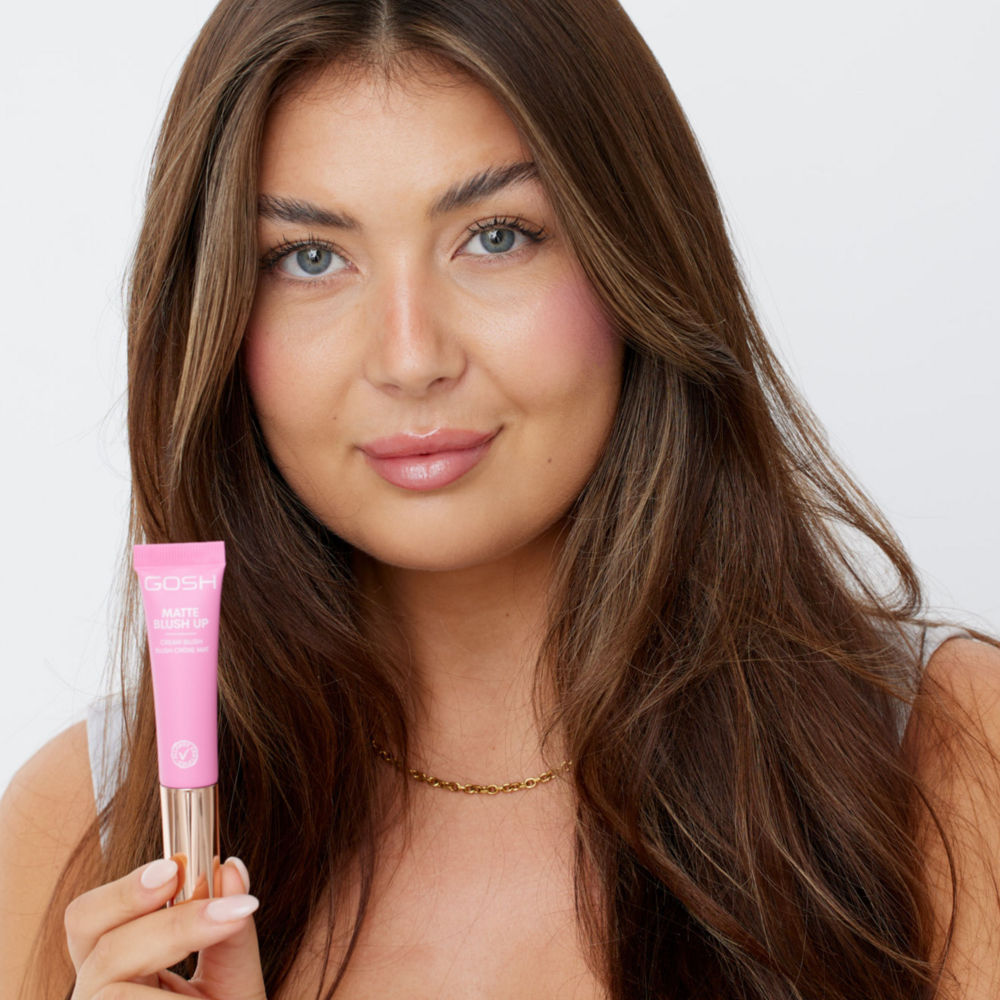 Tuotekuva: GOSH Matte Blush Up -voidemainen poskipuna 14 ml, 001 Hot Pink