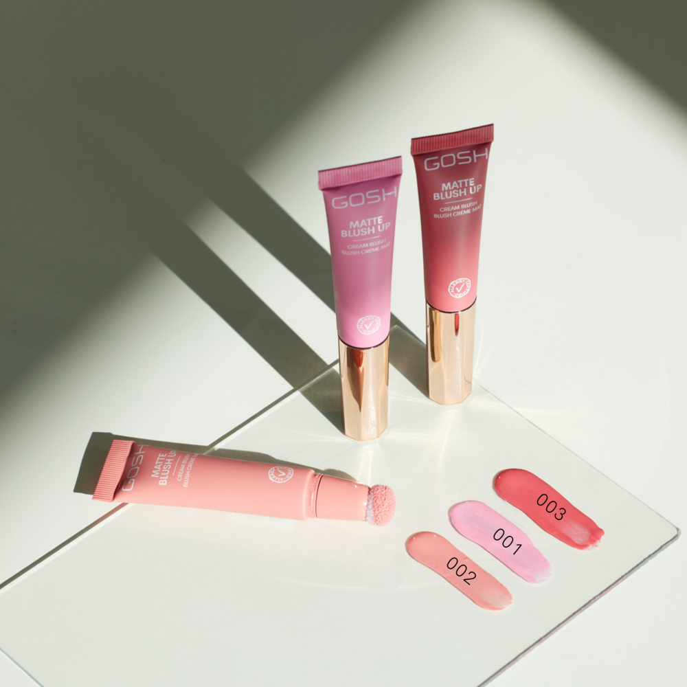 Tuotekuva: GOSH Matte Blush Up -voidemainen poskipuna 14 ml, 001 Hot Pink