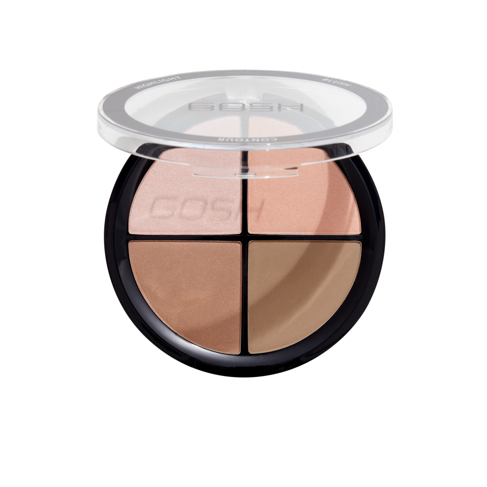 Tuotekuva: GOSH Contour'n Strobe Kit -meikkipaletti 15g, 001 Light