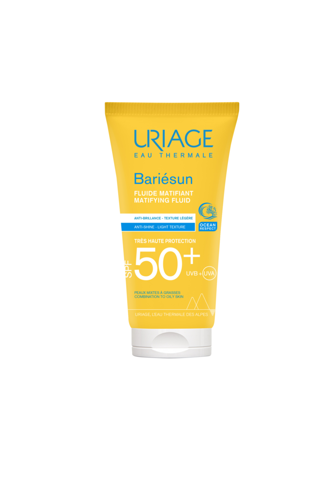 Tuotekuva: URIAGE BARIESUN SPF50+ MATIFYING FLUID AURINKOSUOJAVOIDE 50 ML
