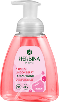 Herbina Caring Lingonberry vaahtosaippua 300ml