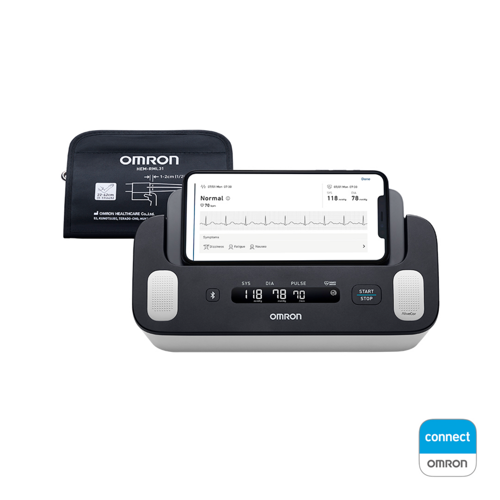 Tuotekuva: Omron Complete EKG- ja verenpainemittari