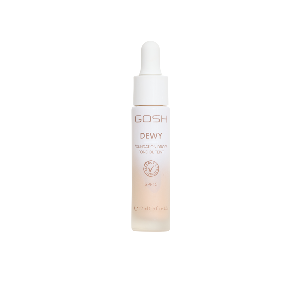 Tuotekuva: Gosh Dewy Foundation Drops 002 Porcelain meikkivoide 12ml