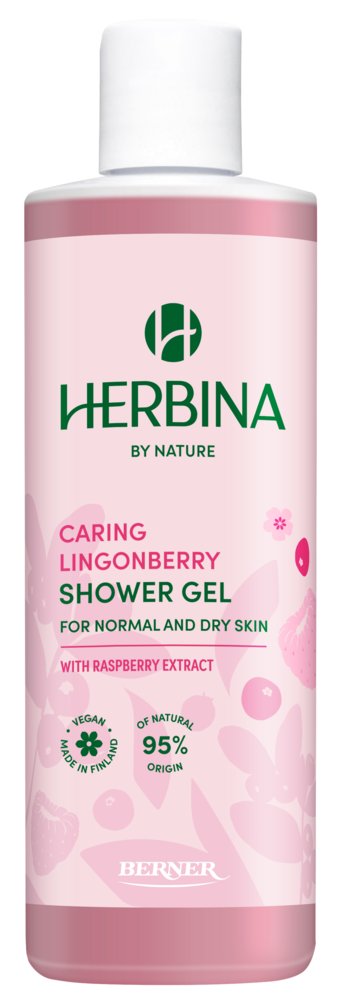 Tuotekuva: Herbina Caring Lingonberry suihkugeeli 250ml