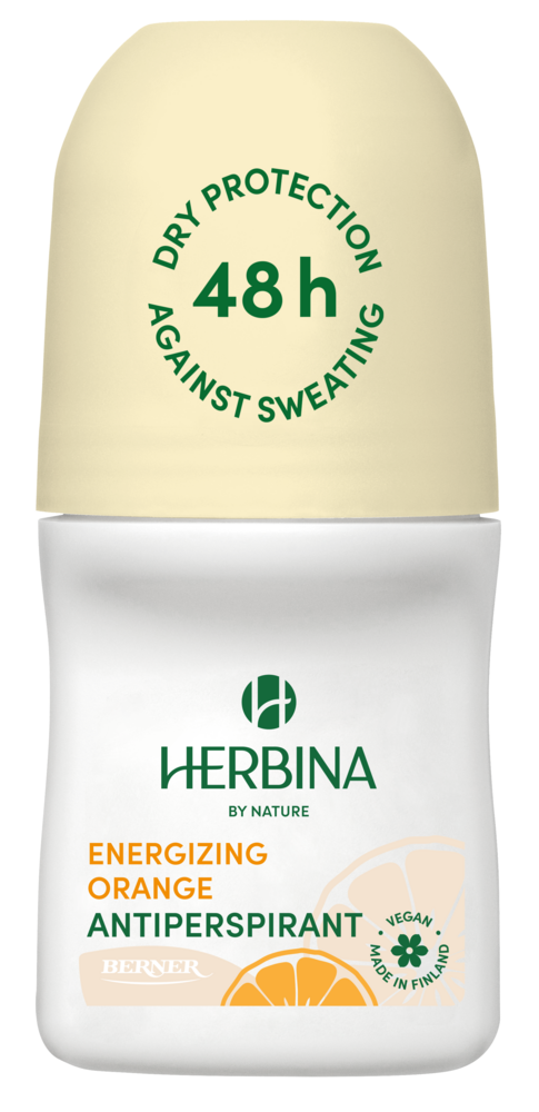Tuotekuva: Herbina 50ml antiperspirantti roll-on Energizing Orange