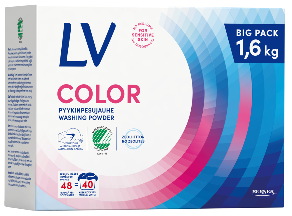 Tuotekuva: LV Color pyykinpesujauhetiiviste 1,6kg