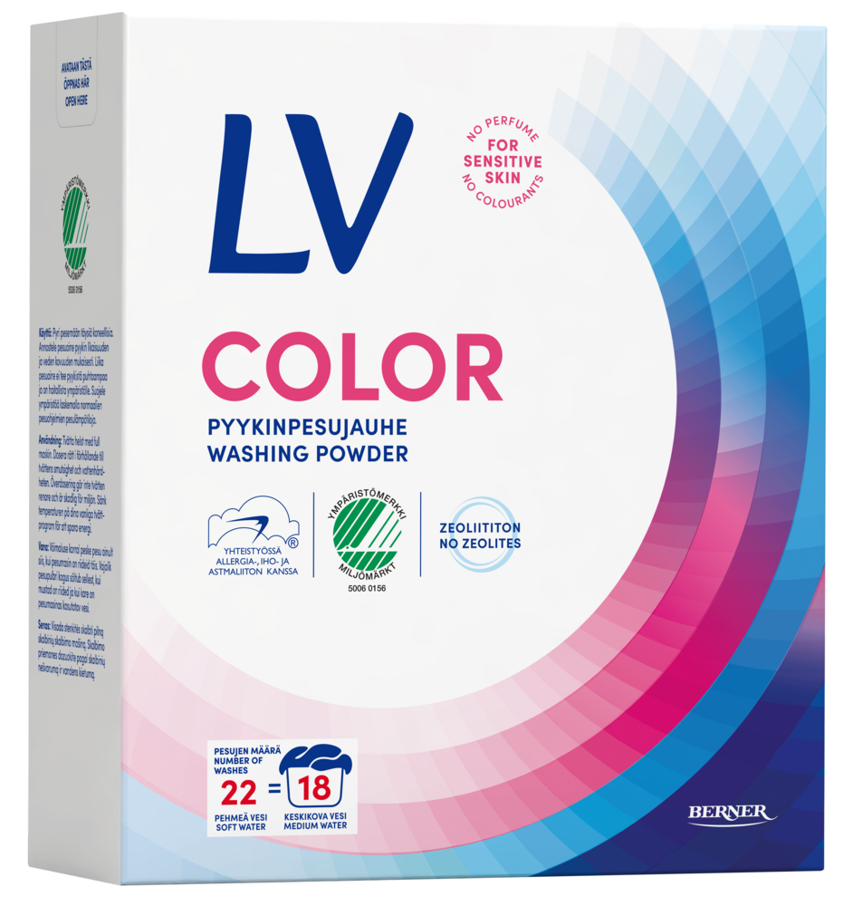 Tuotekuva: LV color pyykinpesujauhe 750 g