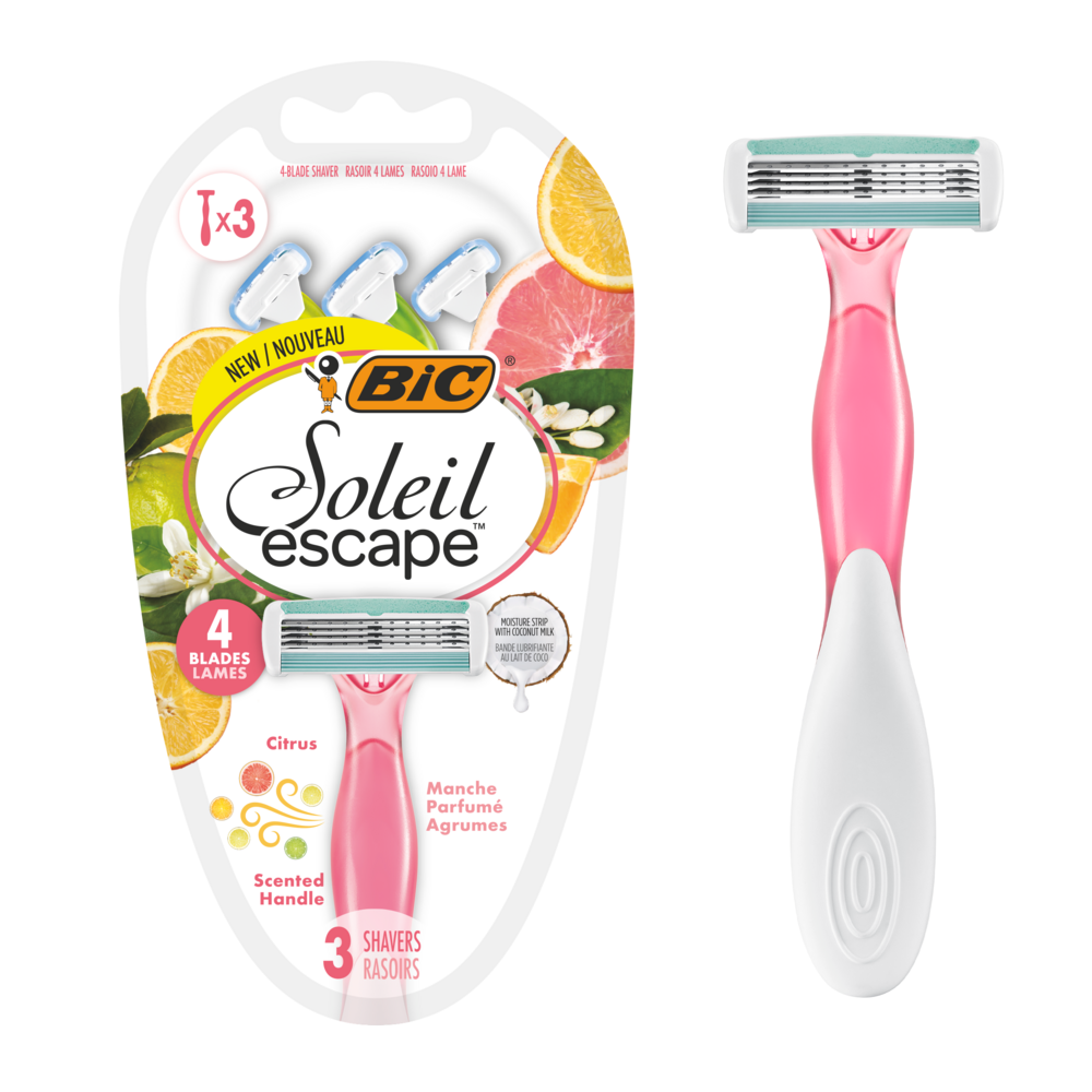 Tuotekuva: BIC Soleil Escape Citrus 3-pack 4 teräinen