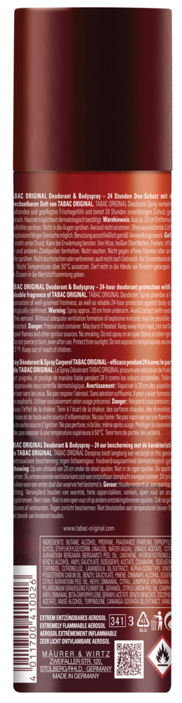 Tuotekuva: Tabac Original 250ml Deodorant & Body Spray deodorantti