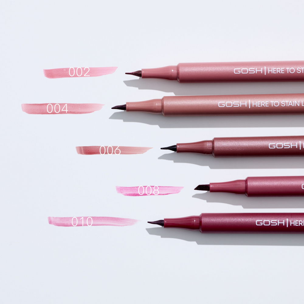 Tuotekuva: Gosh Here To Stain Lip Pen - Berry Stain 1ml huulikynä