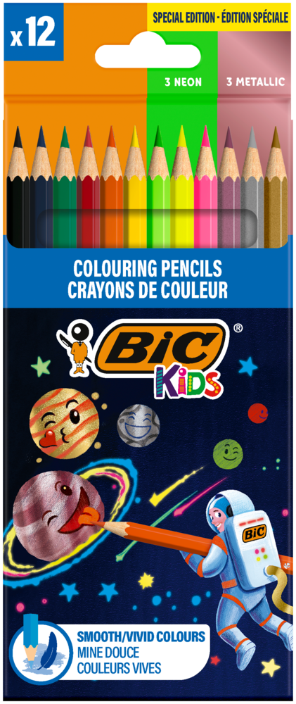 Tuotekuva: BIC KIDS COSMO VÄRIKYNÄ 12 PACK