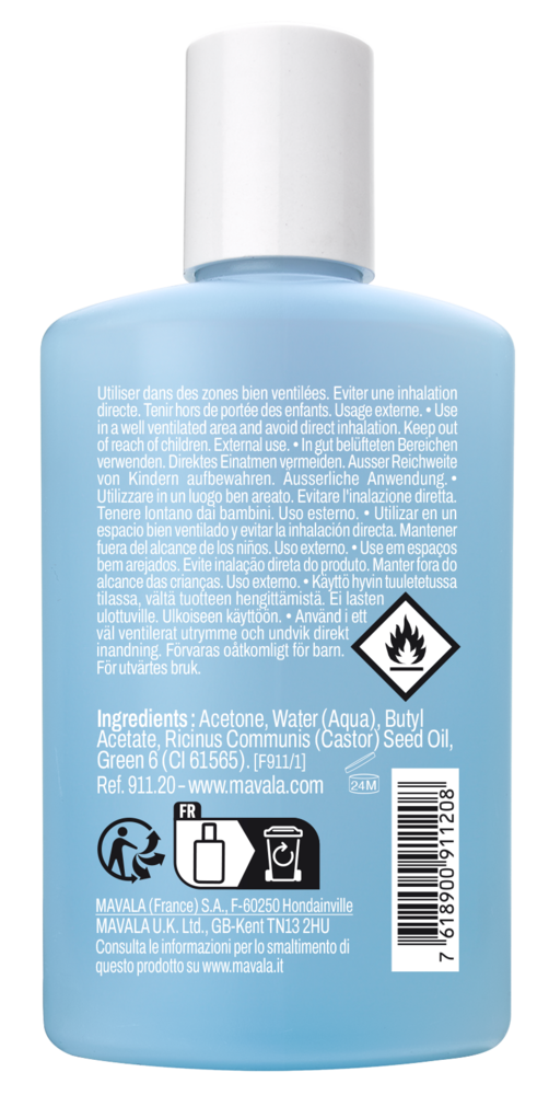 Tuotekuva: Mavala Nail Polish Remover blue 100 ml kynsilakanpoistoaine