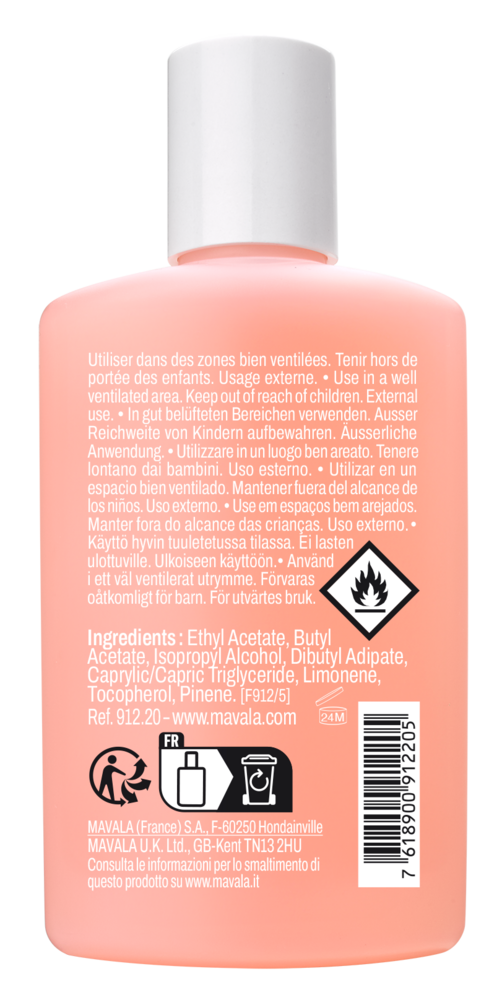 Tuotekuva: Mavala Nail Polish Remover pink 100 ml kynsilakanpoistoaine
