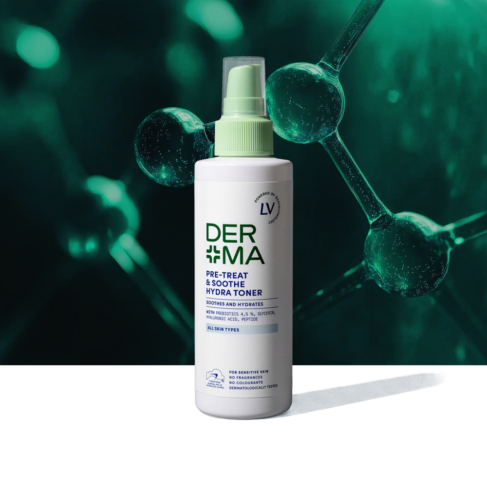 Tuotekuva: Derma by LV Pre-Treat & Soothe Hydra Toner -hoitovesi 200ml