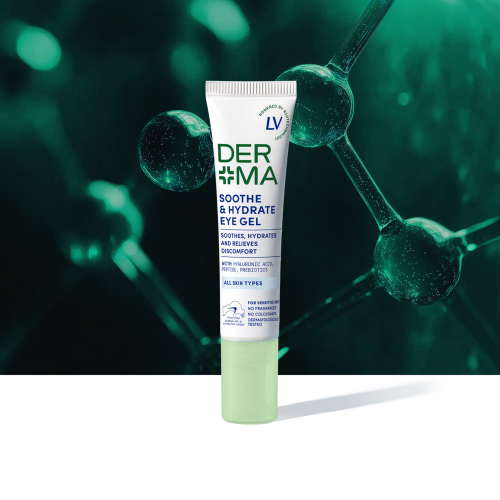 Tuotekuva: Derma by LV Soothe & Hydrate Eye Gel -silmänympärysgeeli 15ml 