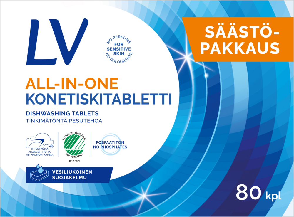 Tuotekuva: LV 80kpl all-in-one konetiskitabletti