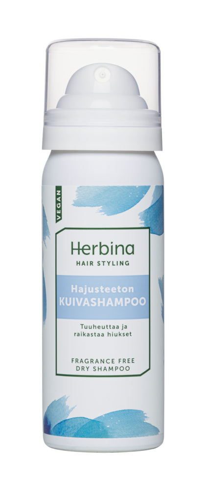 Tuotekuva: Herbina Sensitive hajusteeton kuivashampoo 50ml