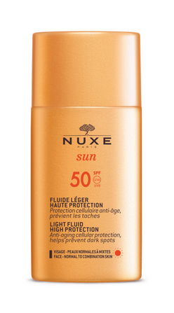 Nuxe Sun Light Fluid Very High Protection SPF 50 -aurinkosuojaemulsio 50 ml