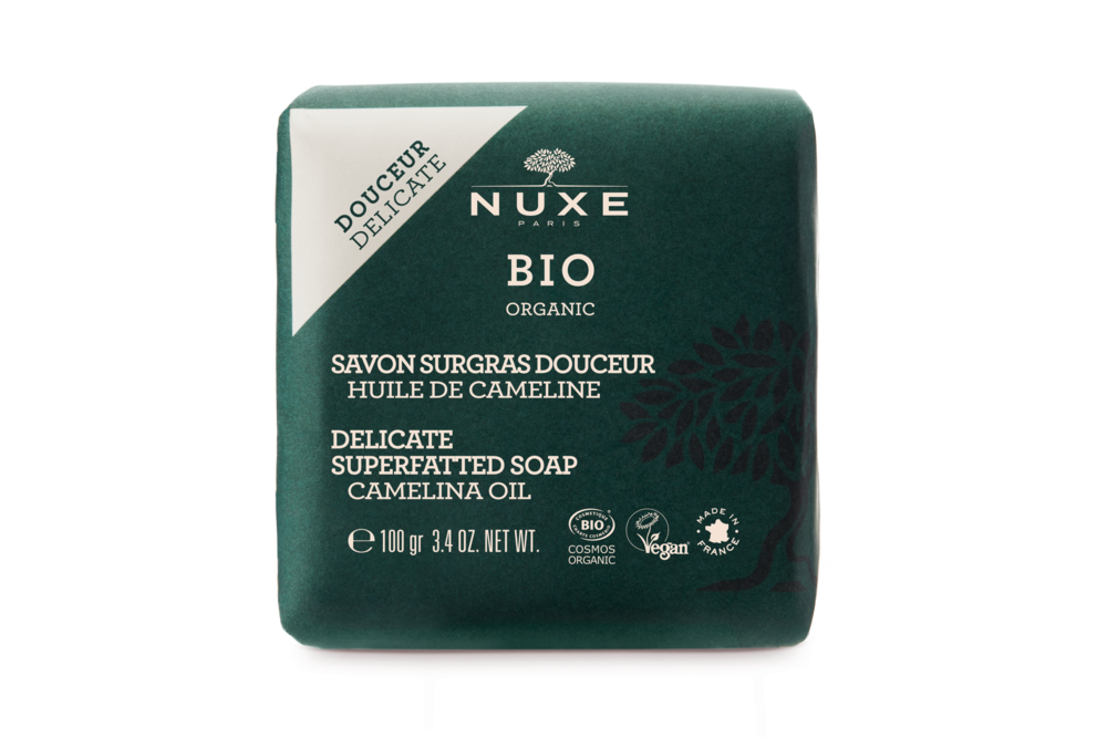 
Nuxe Bio Organic Delicate Superfatted Soap Camelina Oil -kasvosaippua 100 g - Default Title
