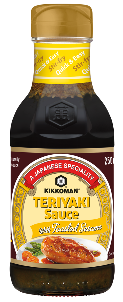 Tuotekuva: Kikkoman Teriyaki-kastike 250ml paahdetut seesaminsiemenet