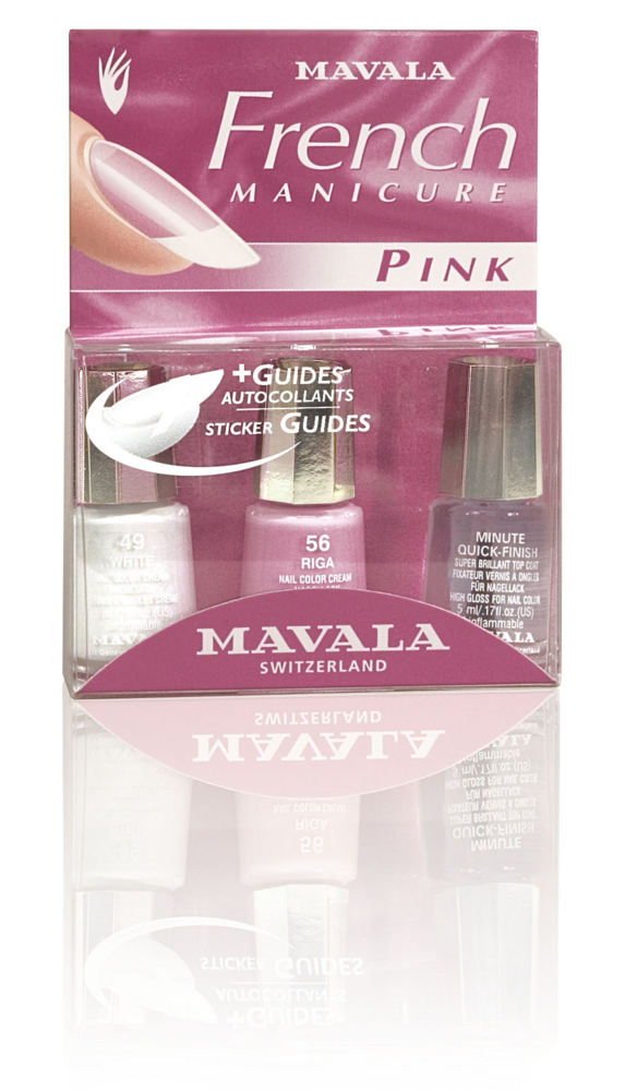 Tuotekuva: Mavala French Manicure Pink 3x5 ml ranskalaisen manikyyrin setti
