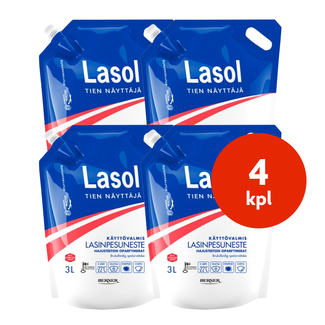 Lasol lasinpesuneste 4kpl