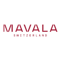 Logo: Mavala Switzerland punaisella tekstillä
