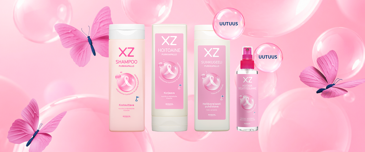 XZ Roosa Nauha Purkkapallo tuotteet