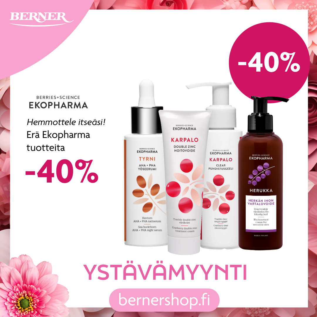 Ystävämyynti erä Ekopharma tuotteita -40%