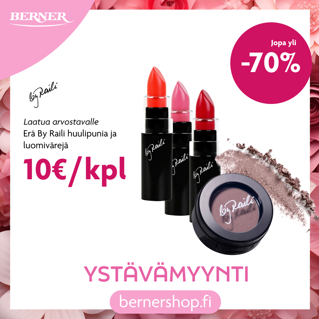 Ystävämyynti erä By Raili huulipunia ja luomivärejä 10€/kpl