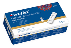 Flowflex™ SARS-CoV-2 -antigeenitesti koronan kotitestaukseen, 5 testiä