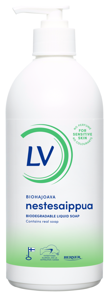 Tuotekuva: LV Biohajoava Nestesaippua 500ml