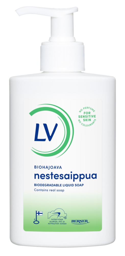 Tuotekuva: LV Biohajoava Nestesaippua 300ml