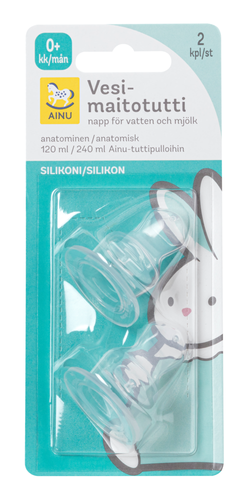 Tuotekuva: Ainu pullotutti 2 kpl silikoni anatominen