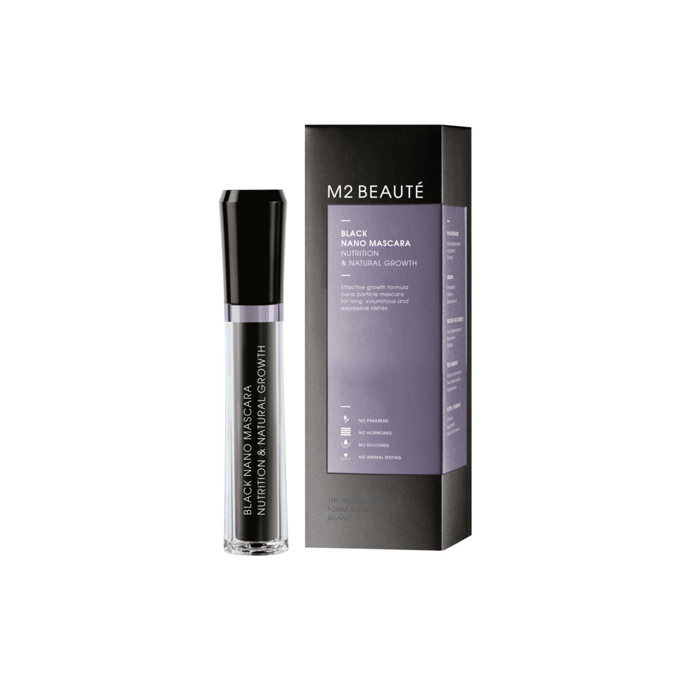 
M2 Beauté Black Nano Mascara Nutrition & Natural Growth -ripsiväri 6 ml - Default Title
