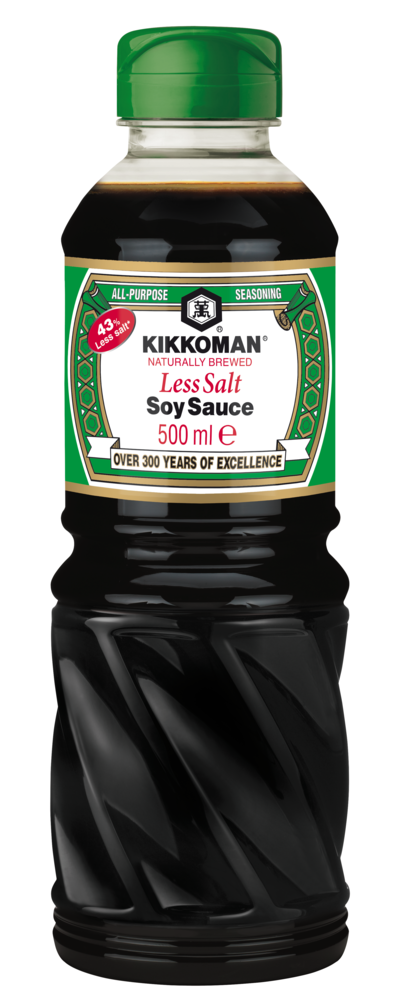 
Kikkoman 500ml Less salt soijakastike
