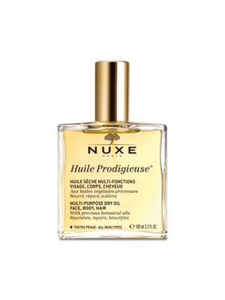 Nuxe Huile Prodigieuse Multi-Purpose Dry Oil, Face, Body, Hair (with pump) - all skin types -kuivaöljy 100 ml