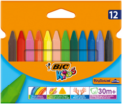 BIC Kids Plastidecor Triangle muovivahaliitu 12kpl