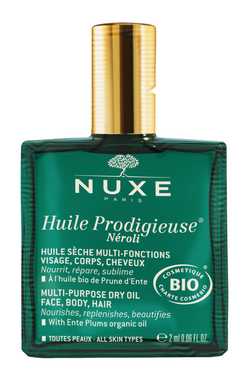 Nuxe Huile Prodigieuse NÉROLI BIO Multi-Purpose Dry Oil, Face, Body, Hair (with pump) - all skin types -kuivaöljy 100 ml