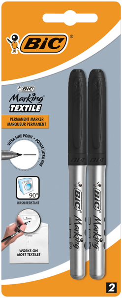 BIC Marking tekstiilitussi 2kpl