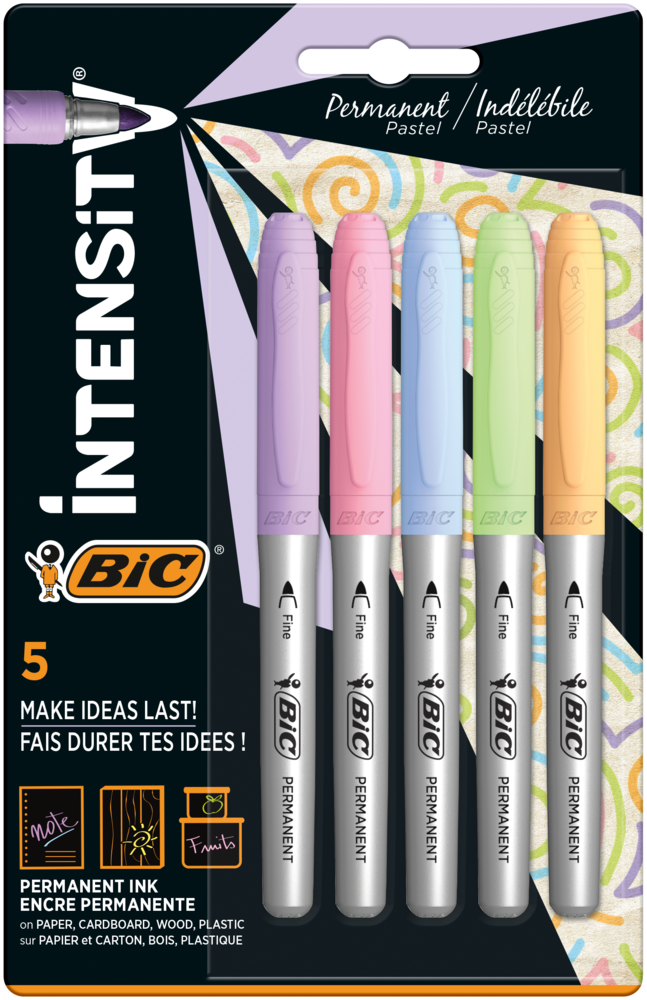 
BIC Intensity Colour Marker pastelli värilajitelma 5kpl - Default Title
