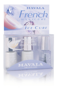 Mavala French Manicure Ice Cube 3x5 ml ranskalaisen manikyyrin setti