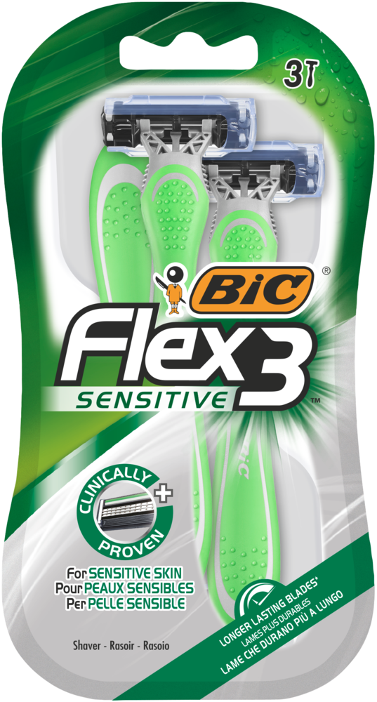 
BIC varsiterä Flex 3 Sensitive 3kpl - Default Title
