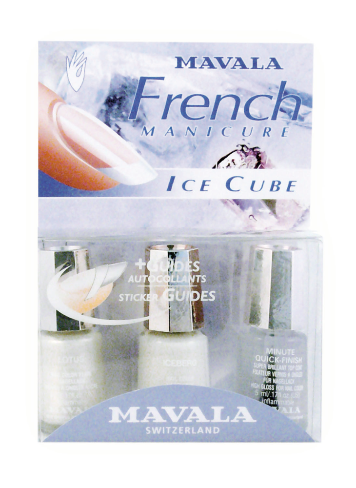 
Mavala French Manicure Ice Cube 3x5 ml ranskalaisen manikyyrin setti - Default Title
